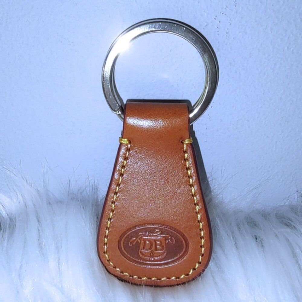 Dooney & Bourke leather keyring EUC